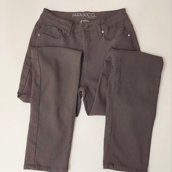 Parasuco Fawn / Latte Coloured Super Soft Stretch Skinny Jeans Size 6 - Picture 3 of 9